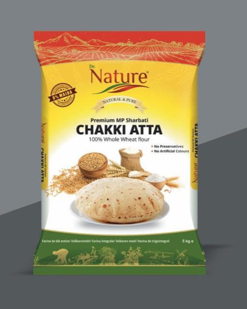 Dr. Nature MP Sharbati Chakki Atta 5Kg